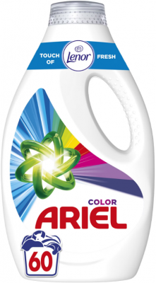 Detergent lichid pentru rufe Touch Of Lenor Color, 60 spalari, 3L, Ariel