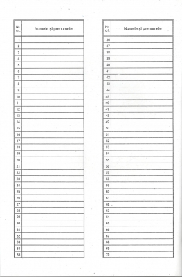 Condica de prezenta A4 100 file 