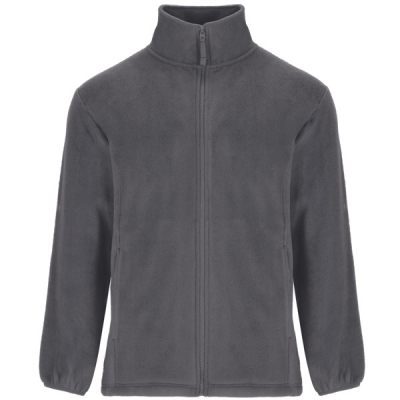 Hanorac barbati fleece Artic, 300 g/m2, gri plumb, Roly