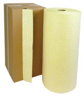 Covor cu absorbtie chimica, gros, Premium, 80 cm × 40 m, perforat