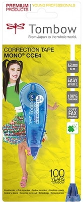 Banda corectoare, 4.2 mm x 6 m Blue, Tombow