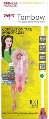 Banda corectoare, 4.2 mm x 6 m Pink, Tombow