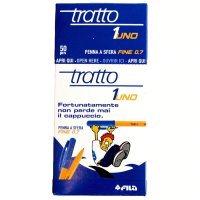 Pix Tratto 0.7 mm, 50 buc/cutie, albastru