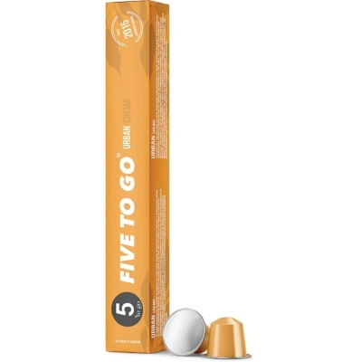 Cafea capsule Urban Crema, compatibile Nespresso, 10 capsule, 5 to go