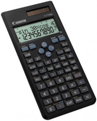 Calculator stiintific birou Canon, 16 cifre, display LCD 2 linii, alimentare solara si baterie, 250 functii