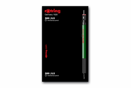 Creion Mecanic, 0.5 mm, green, 500, Rotring