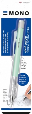 Creion mecanic, Mono graph, verde, 0.5 mm, Tombow