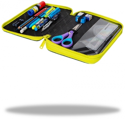 Penar echipat Jumper XL, 38 piese, 2 fermoare, Sky Flights, CoolPack