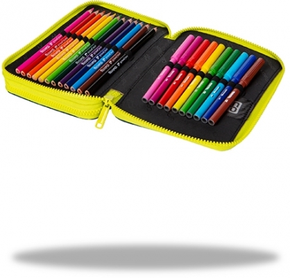 Penar echipat Jumper XL, 38 piese, 2 fermoare, Sky Flights, CoolPack