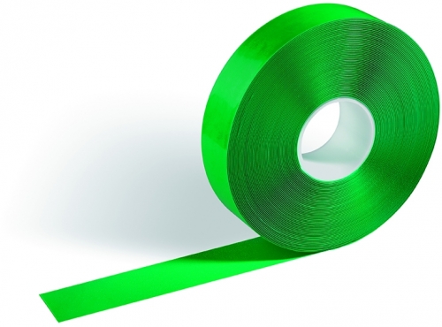 Banda autoadeziva marcare locatii Duraline 50/05, 50 mm x 30 m, verde Durable