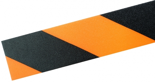 Banda autoadeziva marcare locatii, detasabila, Duraline 50/05, 50 mm x 15 m, galben/negru Durable