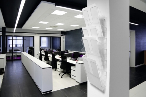 Tavita verticala Flexiplus format A4 portret transparent, 6 buc/set Durable