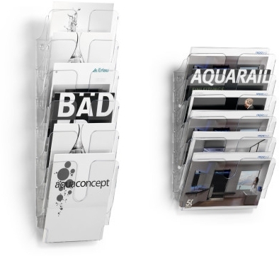 Tavita Flexiplus format A4 landscape alb, 6 buc/set Durable