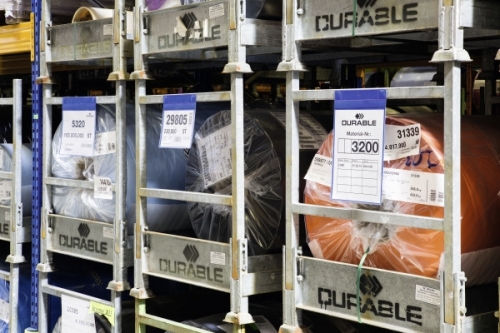 Buzunar logistic magnetic Neodym A4 landscape 311 x 280 mm 10 buc/ set Durable