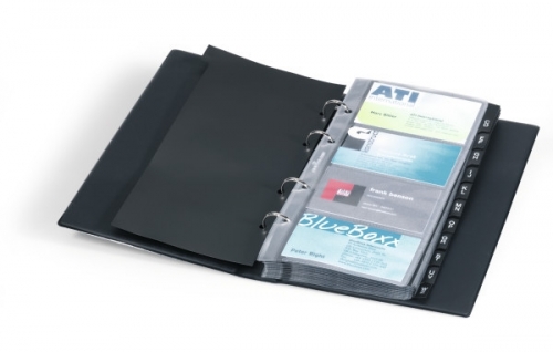 Clasor pentru 200 carti de vizita Visifix Durable
