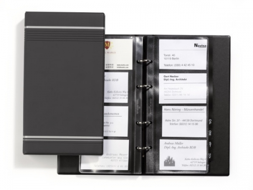 Clasor pentru 200 carti de vizita Visifix Durable