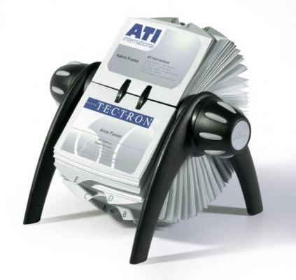 Suport rotativ pentru carti de vizita Visifix Durable