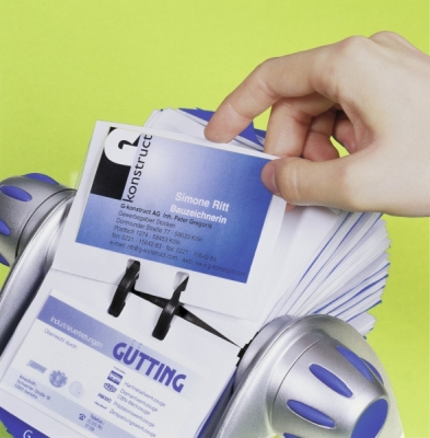 Suport rotativ pentru carti de vizita Visifix Durable