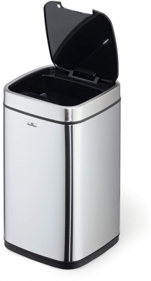 Cos de gunoi No Touch, deschidere automata, cu senzor, 12 L, argintiu Durable