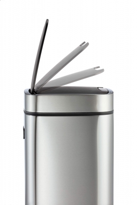 Cos de gunoi No Touch, deschidere automata, cu senzor, 21 L, argintiu Durable