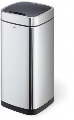 Cos de gunoi No Touch, deschidere automata, cu senzor, 35 L, argintiu Durable