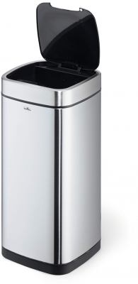 Cos de gunoi No Touch, deschidere automata, cu senzor, 35 L, argintiu Durable