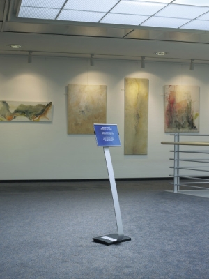 Stand cu panou de informatii Info Sign, A4, argintiu Durable 