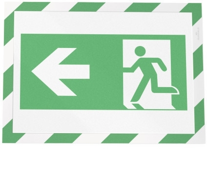 Rama magnetica autoadeziva Duraframe Security, A4, alb-verde, 2 buc/set Durable