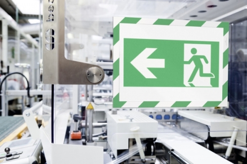 Rama magnetica autoadeziva Duraframe Security, A4, alb-verde, 2 buc/set Durable