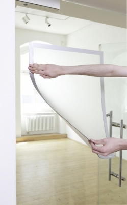 Rama magnetica autoadeziva, Duraframe Poster, 70 x 100 cm, argintiu Durable