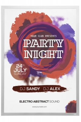 Rama magnetica autoadeziva, Duraframe Poster, 70 x 100 cm, argintiu Durable