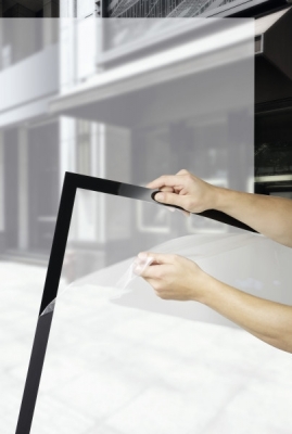 Rama magnetica electrostatica, Duraframe Poster Sun A2 argintiu Durable