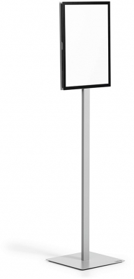 Stand informativ basic, pentru podea, A3, gri inchis Durable
