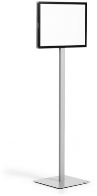 Stand informativ basic, pentru podea, A3, gri inchis Durable