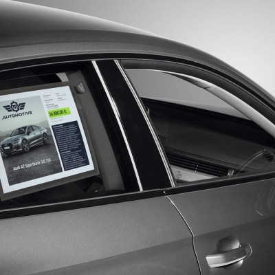 Rama Info Pocket prindere electrostatica, A4 gri antracit Durable 