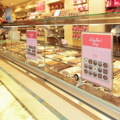 Rama Info Pocket prindere electrostatica, A4 gri antracit Durable 