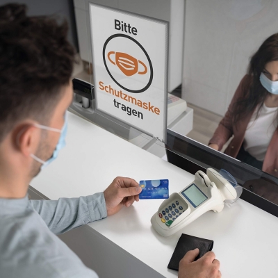 Rama Info Pocket prindere electrostatica, A4 gri antracit Durable 