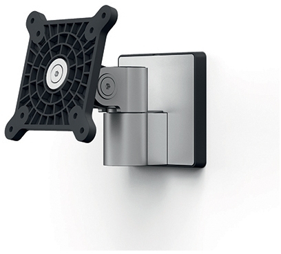 Suport monitor, montare pe perete, clema VESA, argintiu Durable