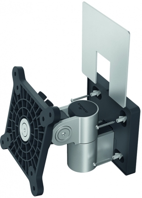 Suport monitor, montare pe perete, clema VESA, argintiu Durable