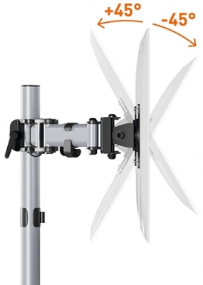 Suport monitor SELECT pentru 2 ecrane Durable