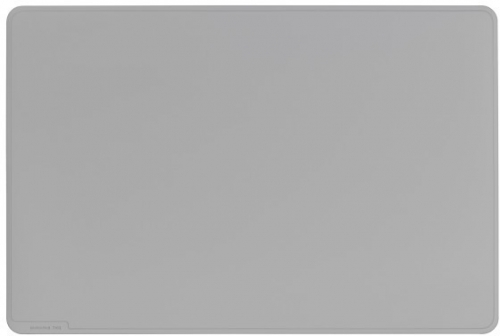 Mapa de birou 53 x 40 cm, colturi rotunjite, polipropilena, gri, Durable 