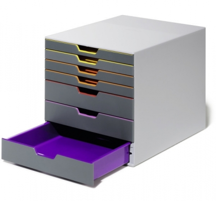 Cutie organizare Varicolor cu 7 sertare Durable