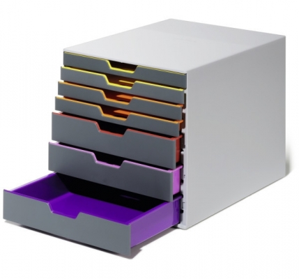 Cutie organizare Varicolor cu 7 sertare Durable