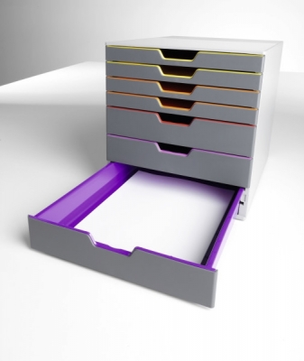 Cutie organizare Varicolor cu 7 sertare Durable