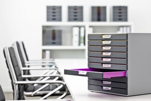 Cutie organizare Varicolor cu 10 sertare Durable