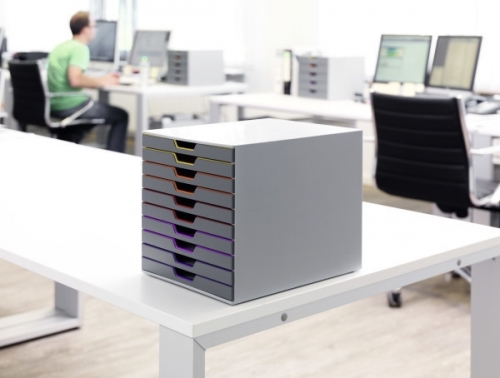 Cutie organizare Varicolor cu 10 sertare Durable