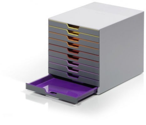 Cutie organizare Varicolor cu 10 sertare Durable
