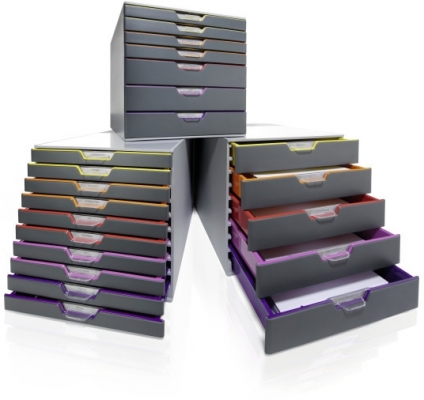 Cutie organizare Varicolor cu 10 sertare Durable