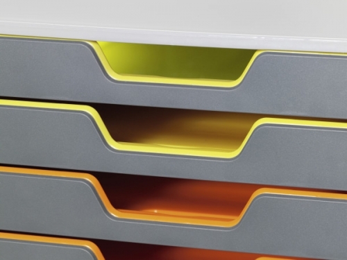 Cutie organizare Varicolor cu 10 sertare Durable