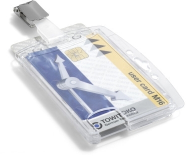 Ecuson dublu transparent 54 x 85 mm 25 buc/set Durable